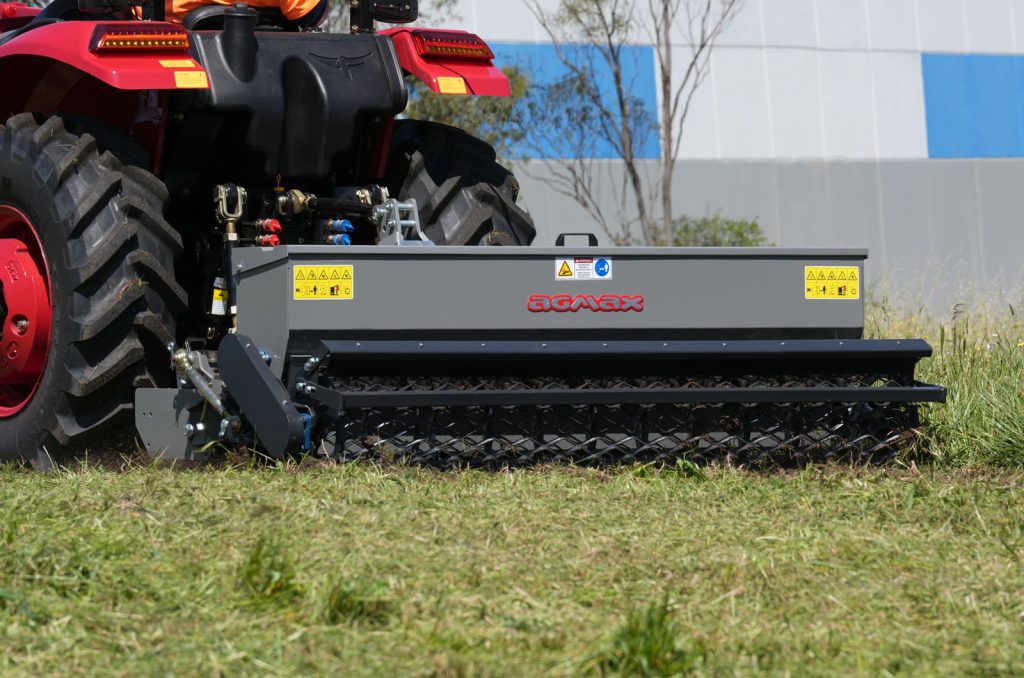 AGMAX power harrow 210cm with seeder.