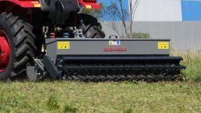 AGMAX power harrow 210cm with seeder.