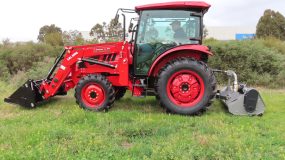 APOLLO 60hp A/C cabin with AGMAX 175cm flail mower